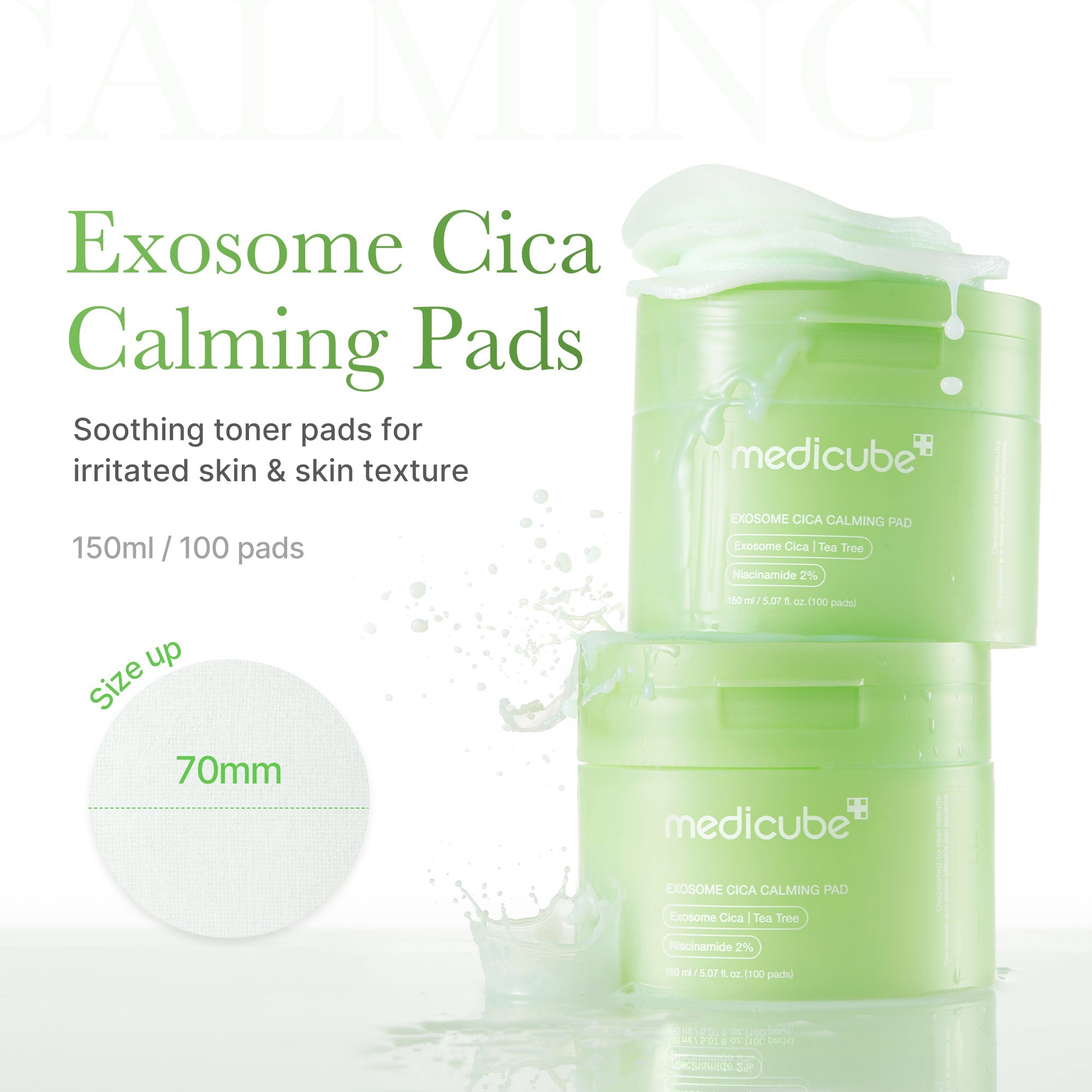 Exosome Cica Calming Toner Pads V9