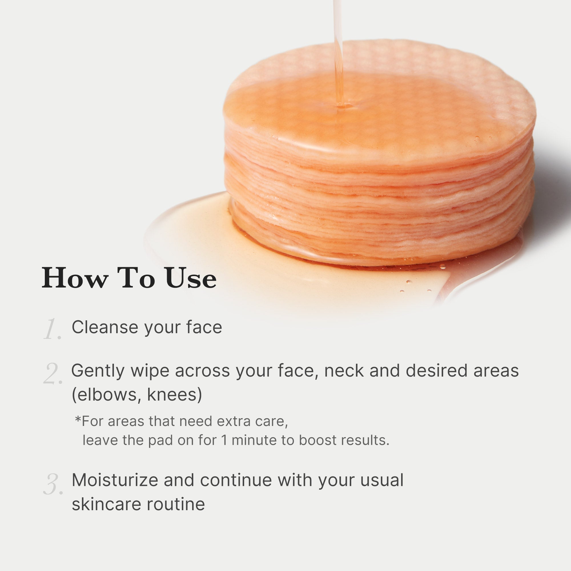 Red Succinic Acid Panthenol Pads D2