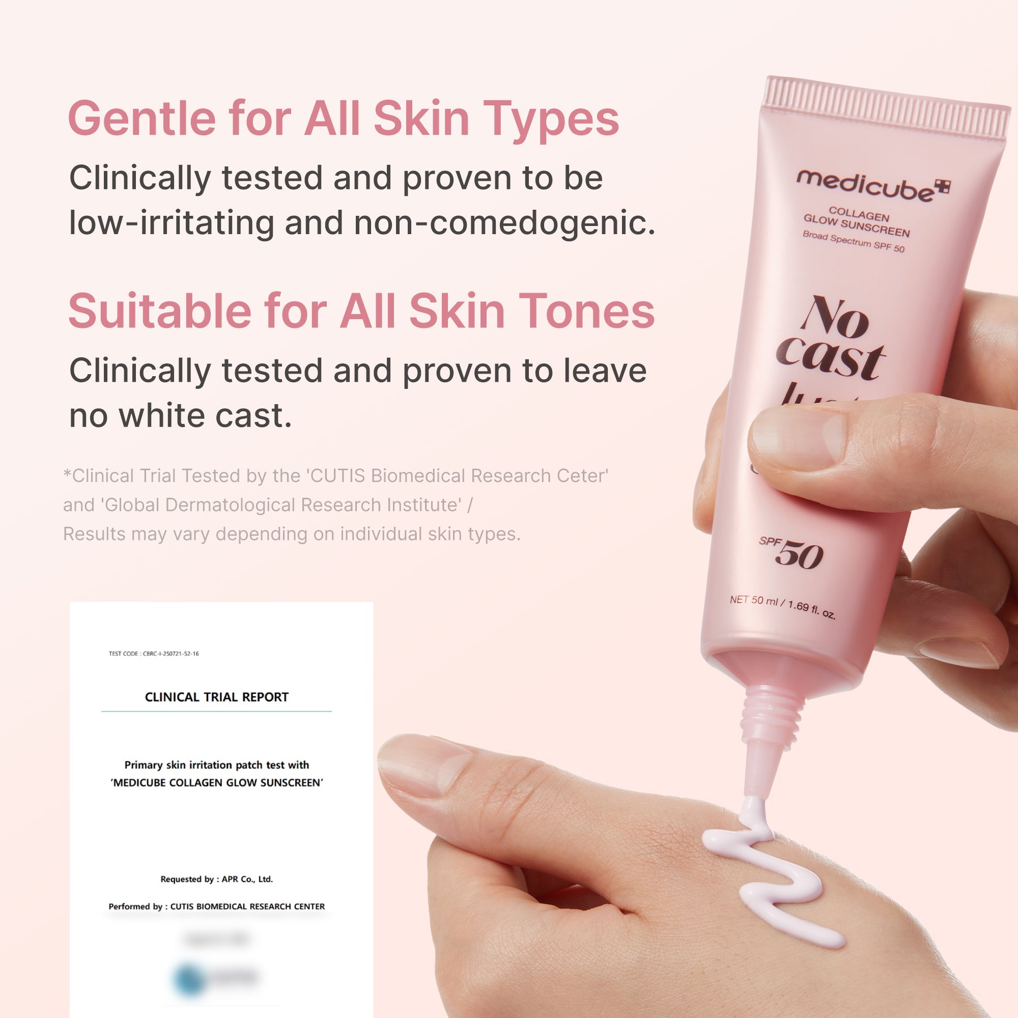 No Cast Just Glow Collagen Sunscreen C2