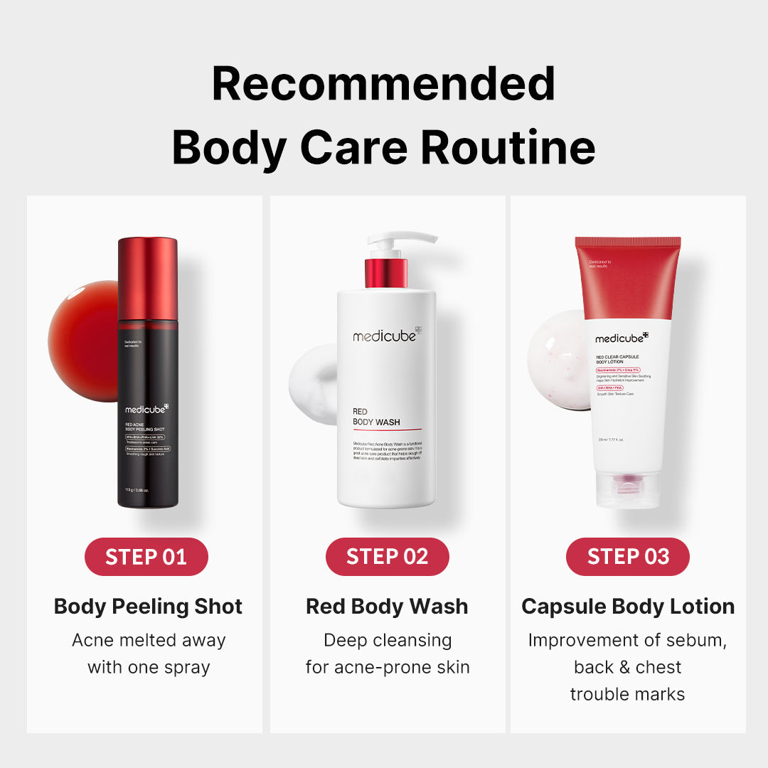 Red Body Peeling Shot Cleanser J3